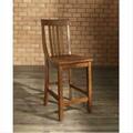 Modern Marketing Crosley Furniture School House Bar Stool In Classic Cherry Finish With 24 Inch Seat Height. CF500324-CH